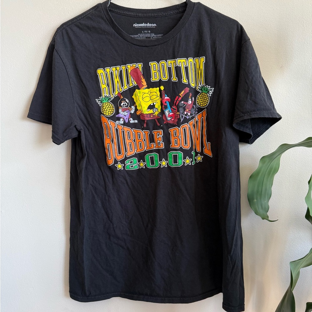 nickelodeon - spongebob bikini bottom bubble bowl t-shirt